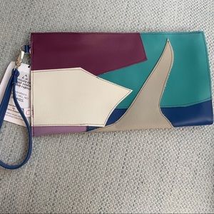 Calico NWT Upcycled Clutch